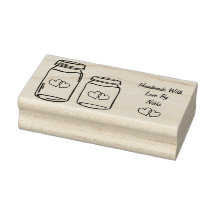 Zelfgemaakt met liefdesstempel