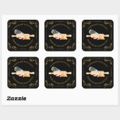  zelfgemaakt met Love Square Label L Zwart (Vel)