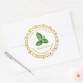  Zelfgemaakt Mint Extract Label L Wit (Envelop)