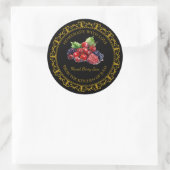  Zelfgemaakt Mixed Berry Jam Label L Zwart (Tas)