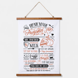 Zelfgemaakt pompoen taart recept Boerderij Hangend Wandkleed