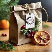 Zelfgemaakt Potpourri Holiday Modern Simple Label Cadeaulabel