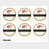 Zelfgemaakt rundvlees Barbecuesaus BBQ Label (Vel)