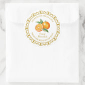 Zelfgemaakt Sinaasappel Marmalade Label l Wit (Tas)