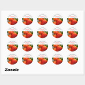 Zelfgemaakt Strawberry Jam Jar Label (Vel)