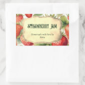 Zelfgemaakt Strawberry Jam Jar Label (Tas)