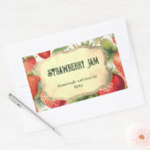 Zelfgemaakt Strawberry Jam Jar Label (Envelop)