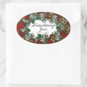 Zelfgemaakt Strawberry Jam label (Tas)