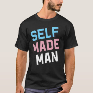 Zelfgemaakt transgenderaal Man LGBT TransPride Fla T-shirt