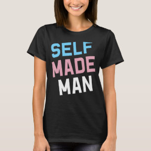 Zelfgemaakt transgenderaal Man LGBT TransPride Fla T-shirt