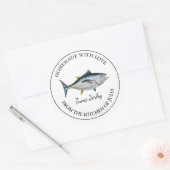 Zelfgemaakt Tuna Jerky Label (Envelop)