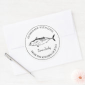 Zelfgemaakt Tuna Jerky Label (Envelop)