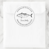 Zelfgemaakt Tuna Jerky Label (Tas)