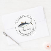 Zelfgemaakt Tuna Jerky Label (Envelop)