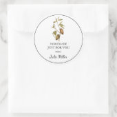 Zelfgemaakt voor jou chocolade cacao label (Tas)