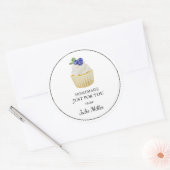 Zelfgemaakt voor jou cupcakes label (Envelop)