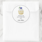 Zelfgemaakt voor jou cupcakes label (Tas)