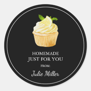 Zelfgemaakt voor jou cupcakes label