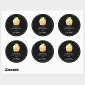 Zelfgemaakt voor jou cupcakes label (Vel)
