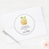 Zelfgemaakt voor jou cupcakes label (Envelop)