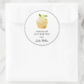 Zelfgemaakt voor jou cupcakes label (Tas)