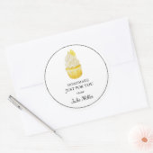 Zelfgemaakt voor jou cupcakes label (Envelop)