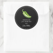 Zelfgemaakt voor jou jalapeno label (Tas)