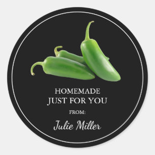 Zelfgemaakt voor jou jalapeno label