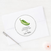 Zelfgemaakt voor jou jalapeno label (Envelop)