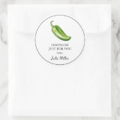 Zelfgemaakt voor jou jalapeno label (Tas)