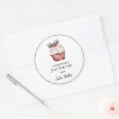 Zelfgemaakt voor jou kersttaart label (Envelop)