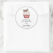 Zelfgemaakt voor jou kersttaart label (Tas)