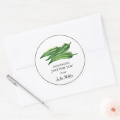 Zelfgemaakt voor jou okra label (Envelop)