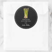 Zelfgemaakt voor uw asperge label (Tas)