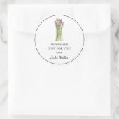 Zelfgemaakt voor uw asperge label (Tas)