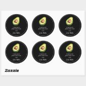 Zelfgemaakt voor uw avocado label (Vel)