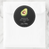 Zelfgemaakt voor uw avocado label (Tas)