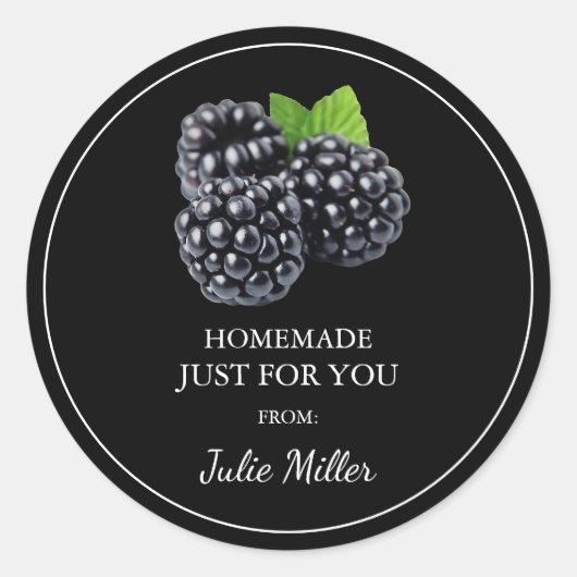 Zelfgemaakt voor uw BlackBerry label (Voorkant)