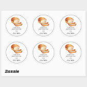 Zelfgemaakt voor uw brood label (Vel)