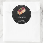 Zelfgemaakt voor uw cake label (Tas)