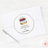 Zelfgemaakt voor uw cake label (Envelop)