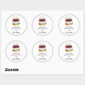 Zelfgemaakt voor uw cake label (Vel)