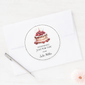 Zelfgemaakt voor uw cake label (Envelop)