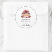 Zelfgemaakt voor uw cake label (Tas)