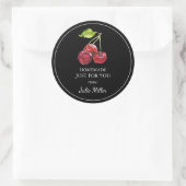 Zelfgemaakt voor uw cherry label (Tas)