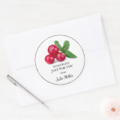 Zelfgemaakt voor uw cranberry label (Envelop)