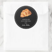Zelfgemaakt voor uw croissant label (Tas)