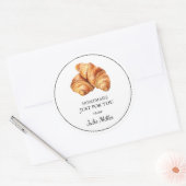 Zelfgemaakt voor uw croissant label (Envelop)