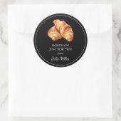 Zelfgemaakt voor uw croissant label (Tas)