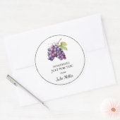 Zelfgemaakt voor uw druif label (Envelop)